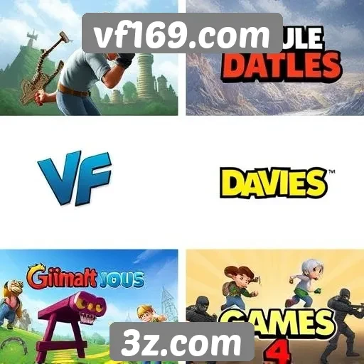 Comparativo de jogos populares disponíveis em vf169.com